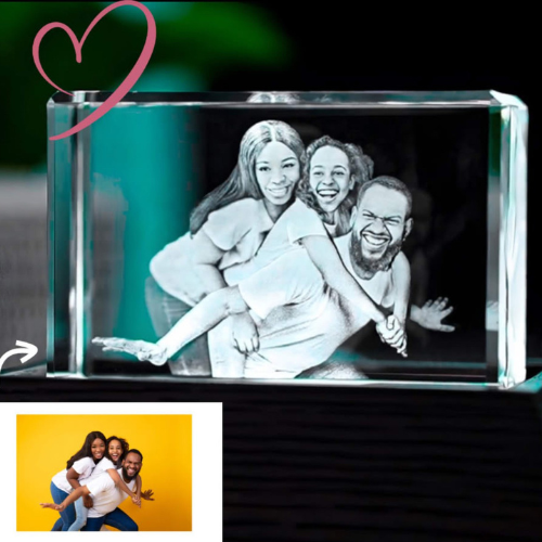 3D Crystal Rectangle Landscape