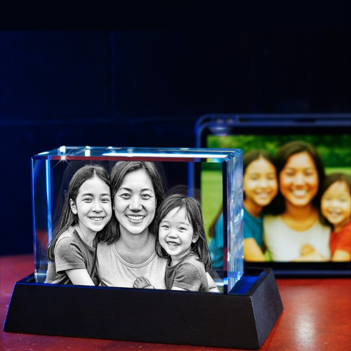 3D Crystal Rectangle Landscape