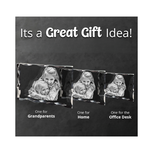 3D Notched Crystal Wide Landscape