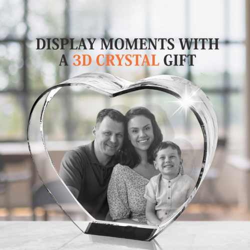 3D Crystal Heart